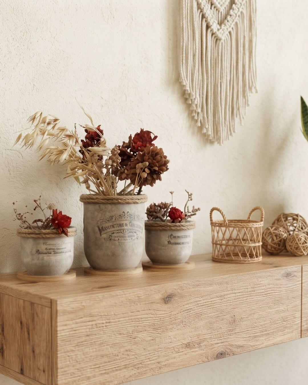 bohem saksı seti