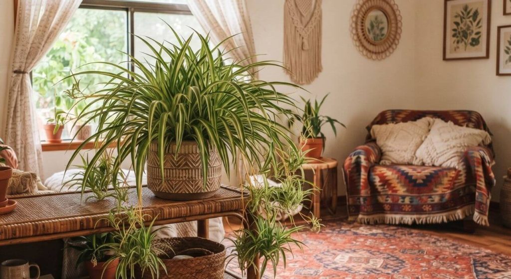 Kurdele Çiçeği / Örümcek Bitkisi (Chlorophytum comosum)